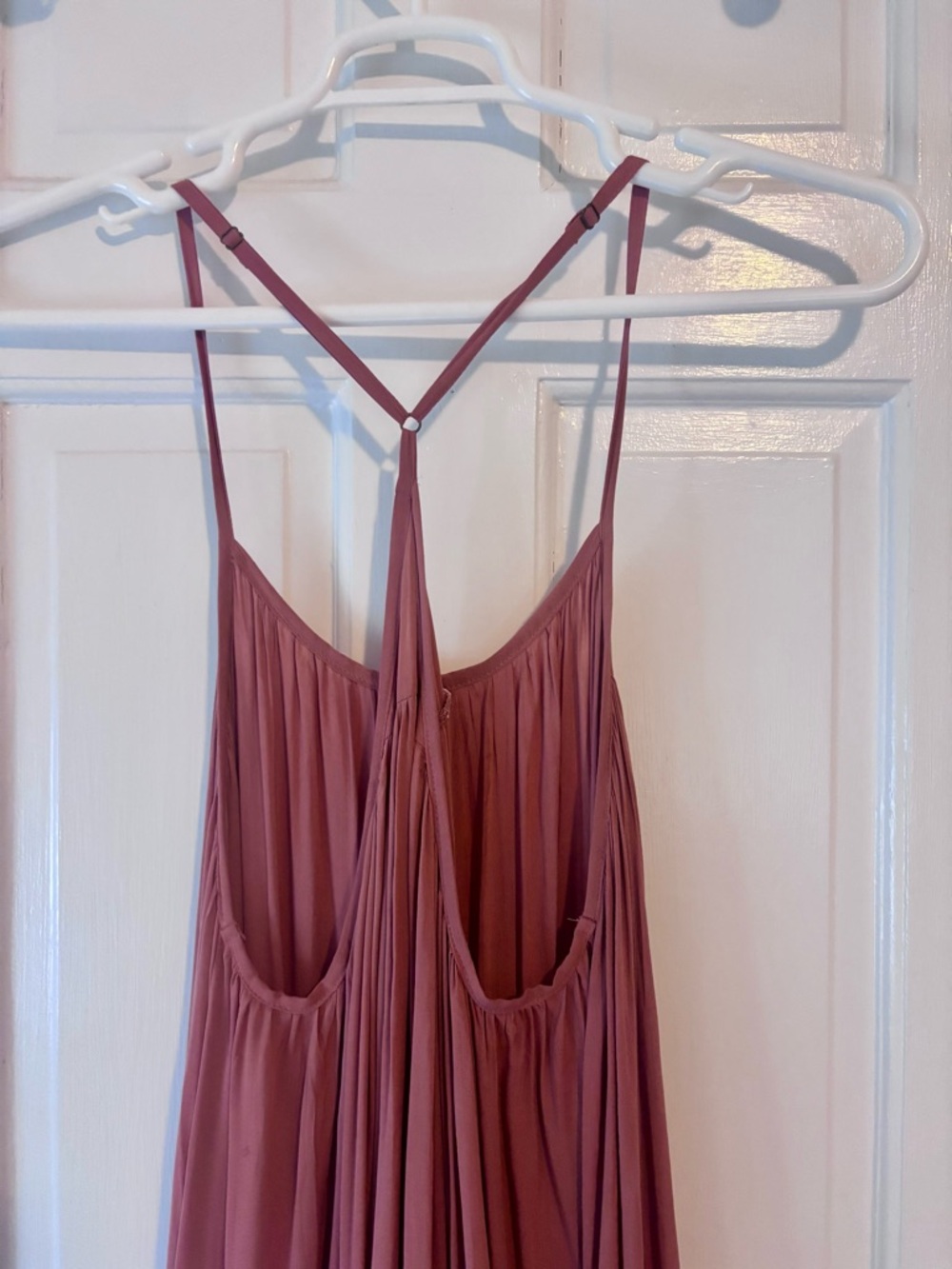 Tiered Maxi Dress in Dusty Rose - Picture 3 of 4